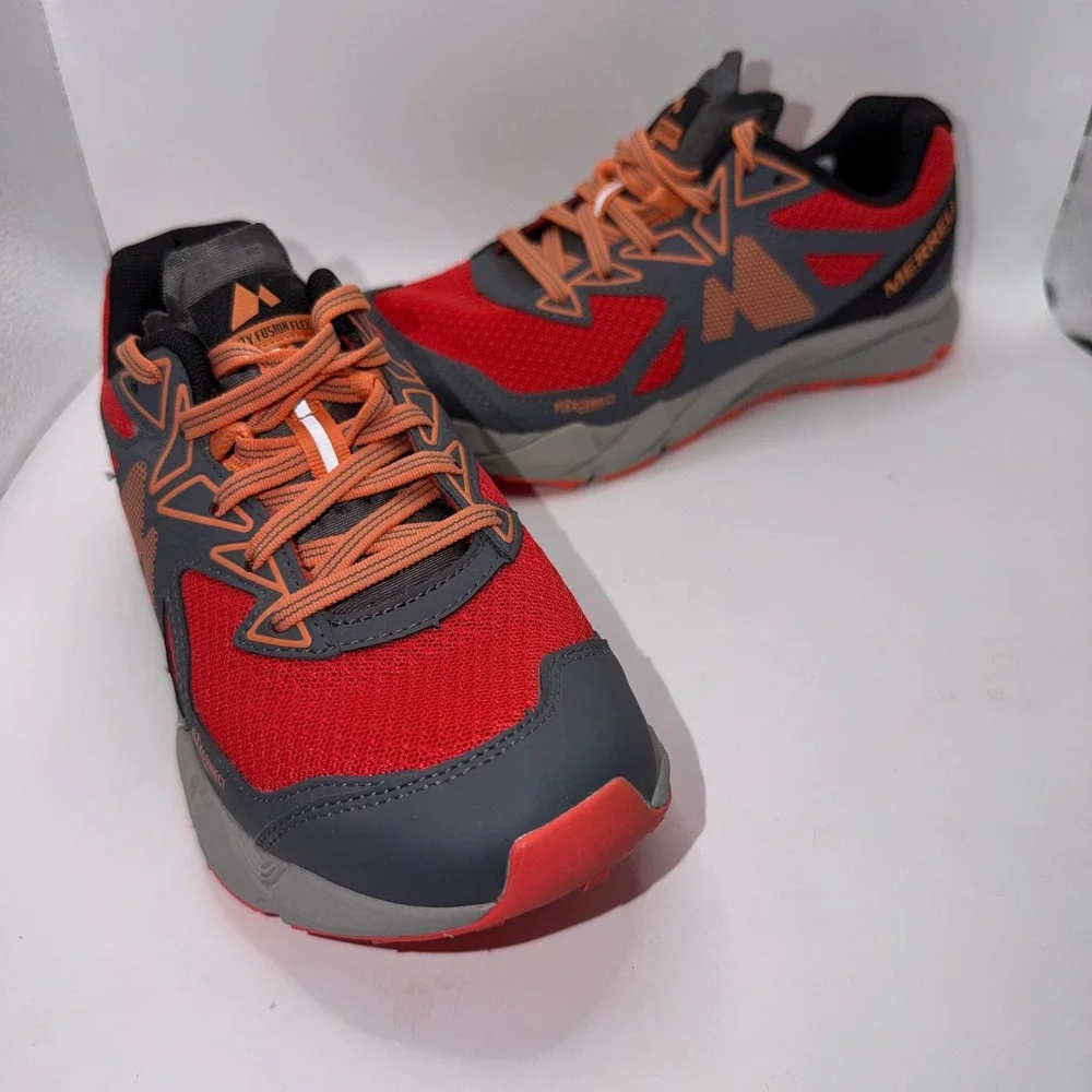 Merrell Womens 5.5 Agility Fusion Flex Trail Running Shoes Red Orange Gorpcore